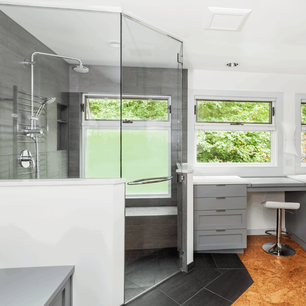 frameless shower glass doors in Connecticut